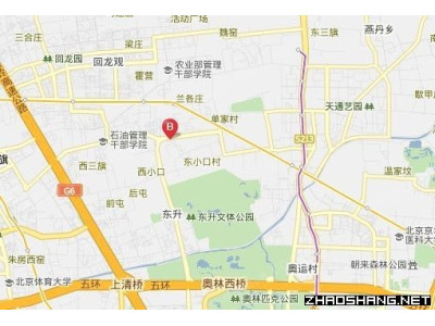 东北三环和亮马河路交汇处 二十一世纪大厦 