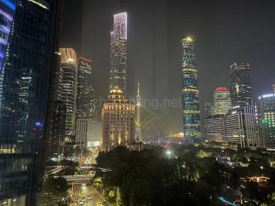 稀缺财位！！广州银行大厦88平小户型办公室丨双面景观丨配套齐全，拎包入驻